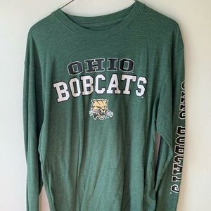 Colosseum Mens Ohio Bobcats Long Sleeve Shirt